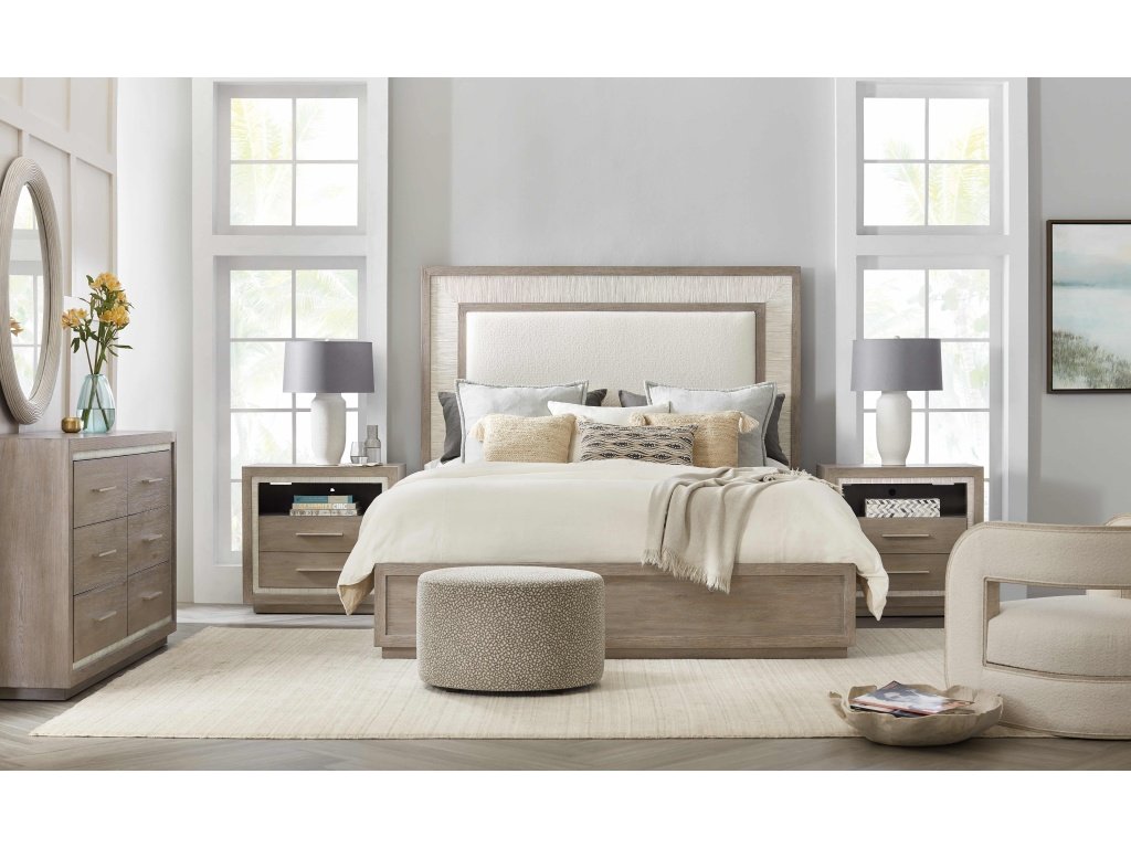 Serenity Rookery Cal King Upholstered Panel Bed - image 3