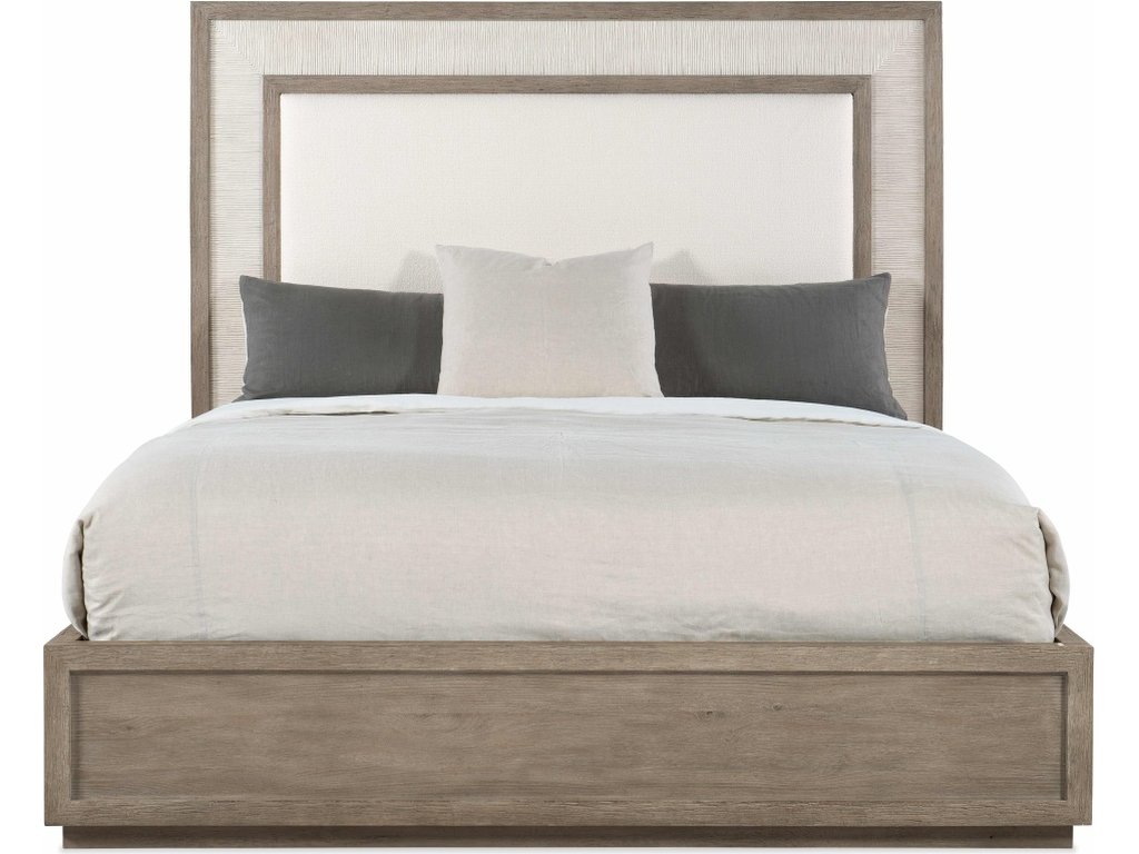 Serenity Rookery Cal King Upholstered Panel Bed - image 1