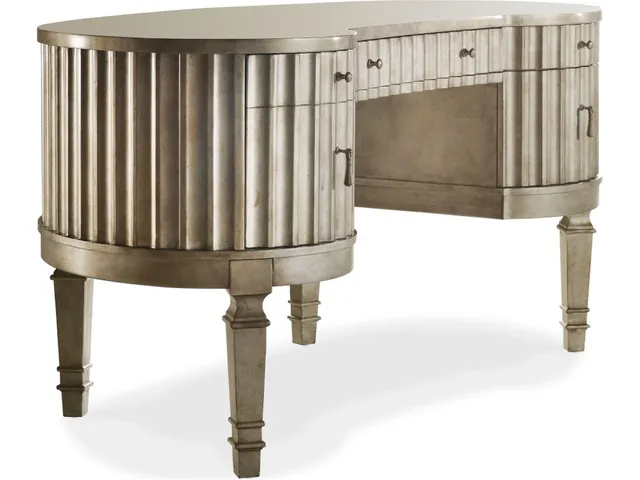 Melange Fluted Kidney Desk