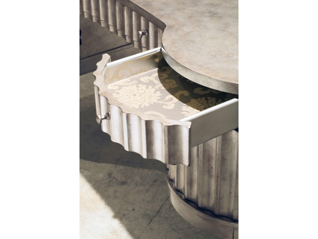 Melange Fluted Kidney Desk - image 3