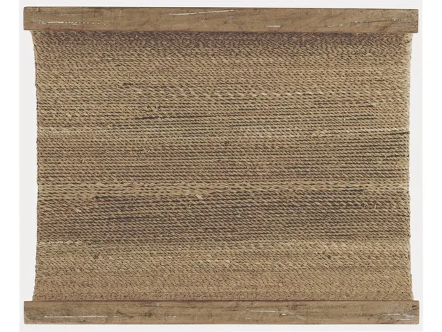 Melange Lenny Woven End Table
