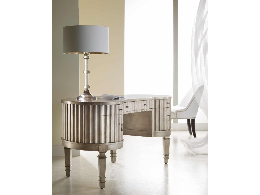 Melange Fluted Kidney Desk - image 1