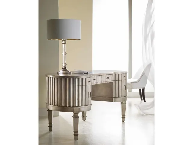Melange Fluted Kidney Desk