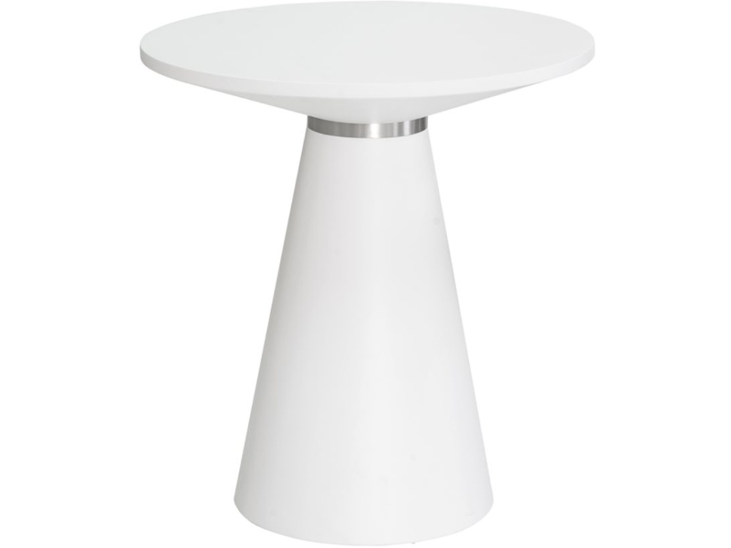 White Chairside Table - main image