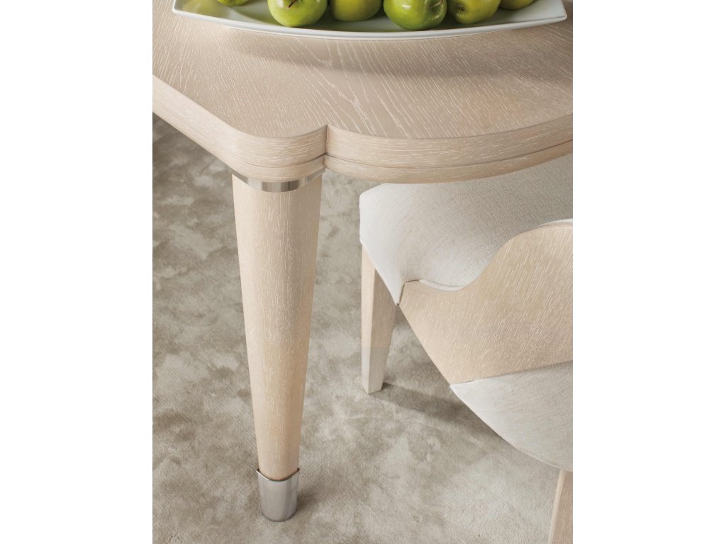 Nouveau Chic Rectangle Dining Table w/1-22in Leaf - image 1