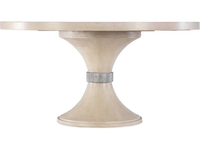 Nouveau Chic Round Pedestal Dining Table