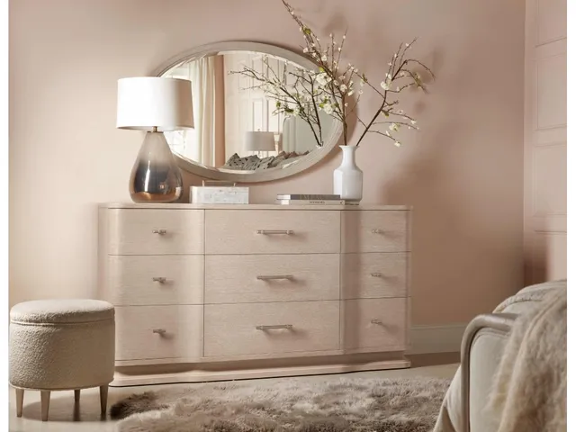 Nouveau Chic Oval Mirror - Alternative View