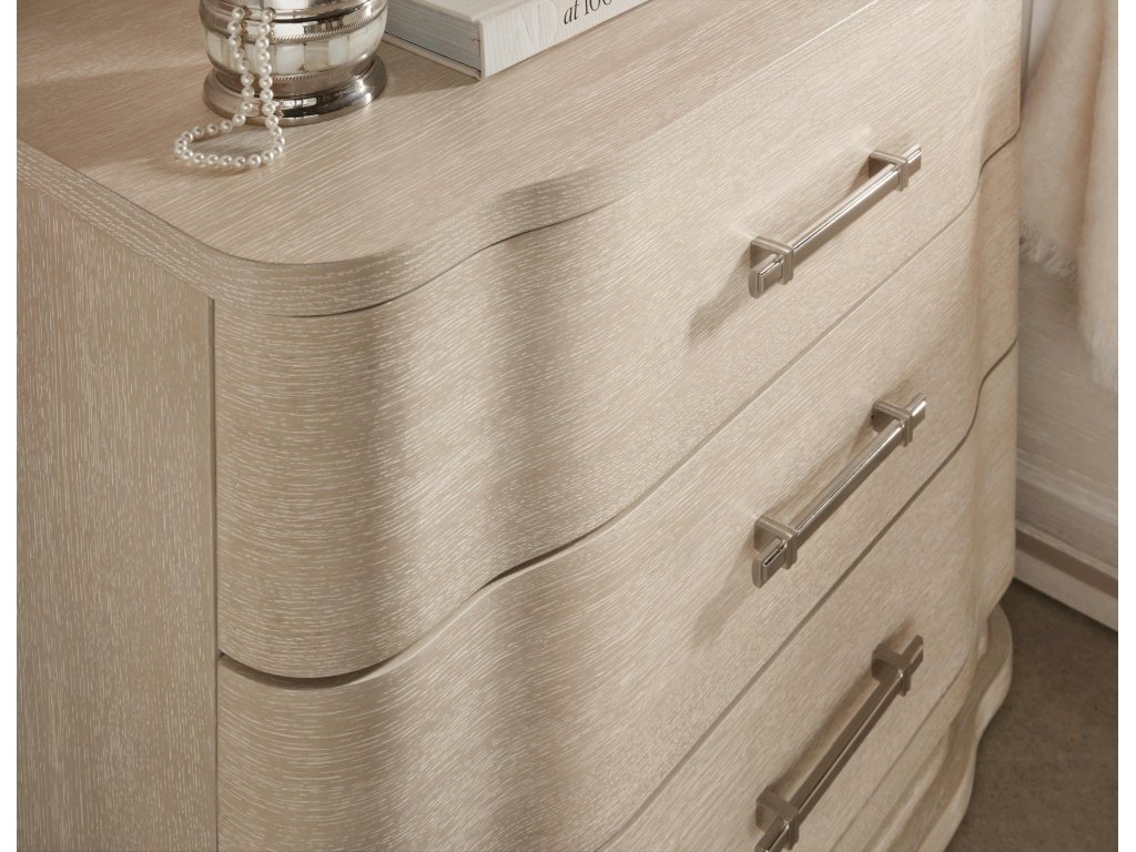 Nouveau Chic Three Drawer Nightstand - image 1