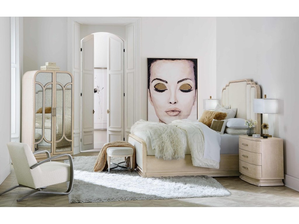 Nouveau Chic King Upholstered Bed - image 5