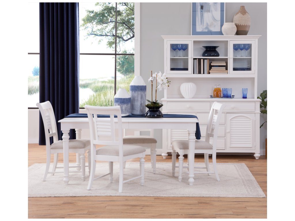 6510 Cottage Traditions 5 Pc Dining Set – Leg Table, 4 Side Chairs - main image