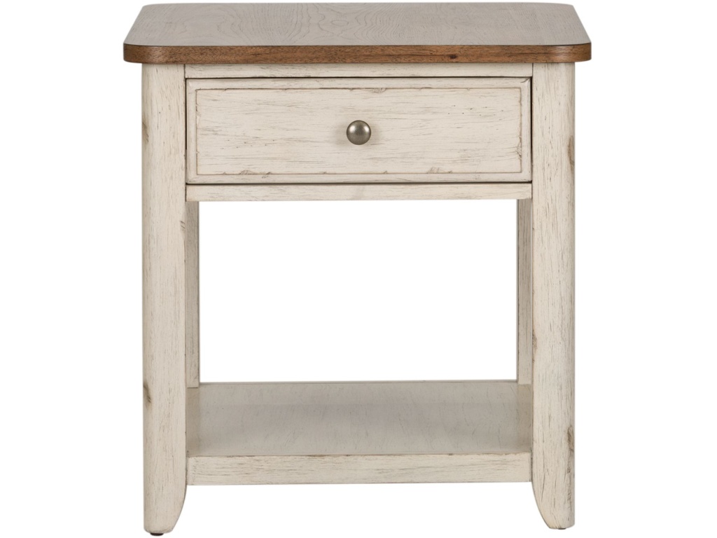 End Table with Basket - image 2