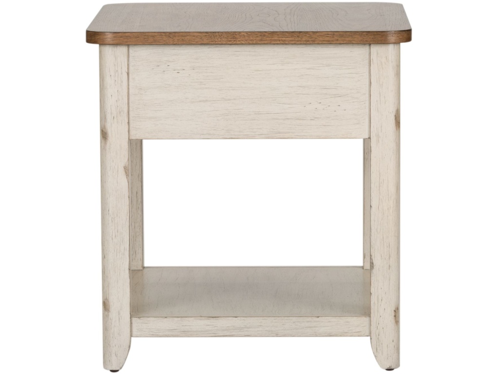End Table with Basket - image 3