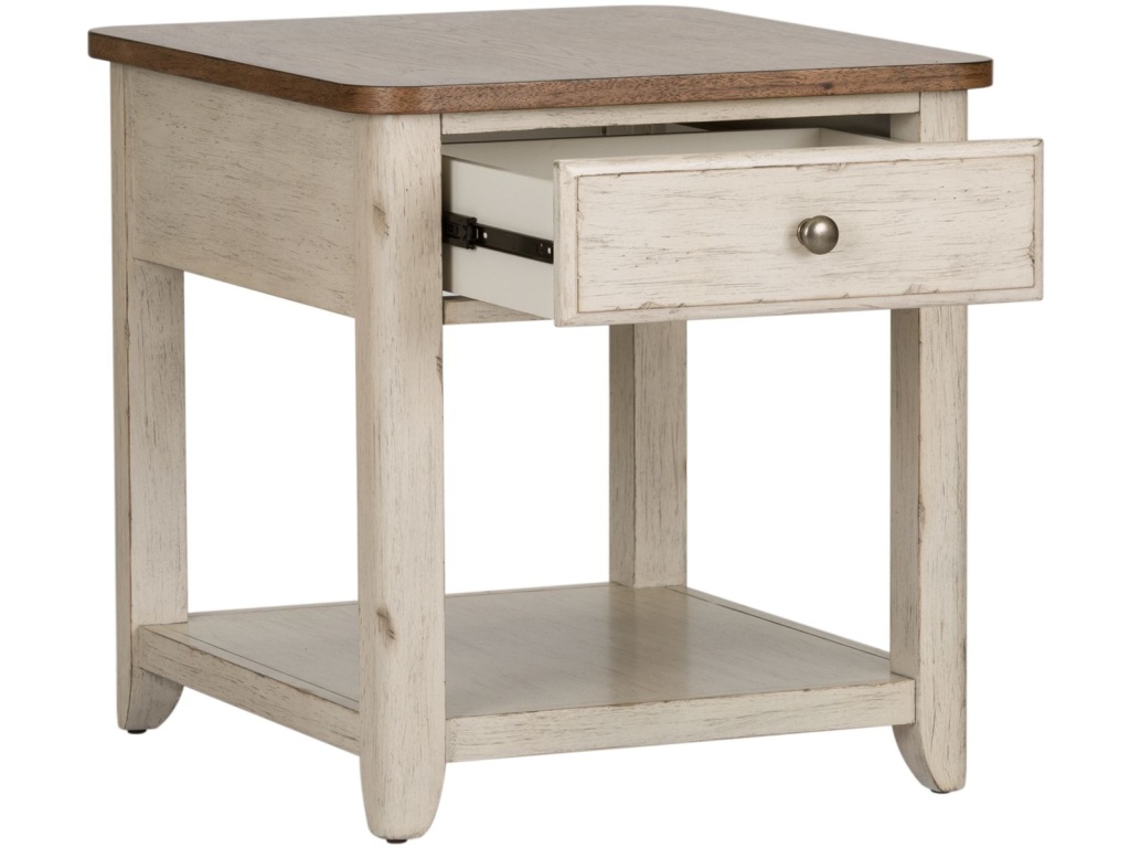 End Table with Basket - image 4