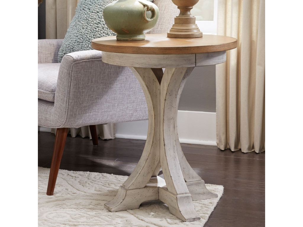 Round Chair Side Table - image 1