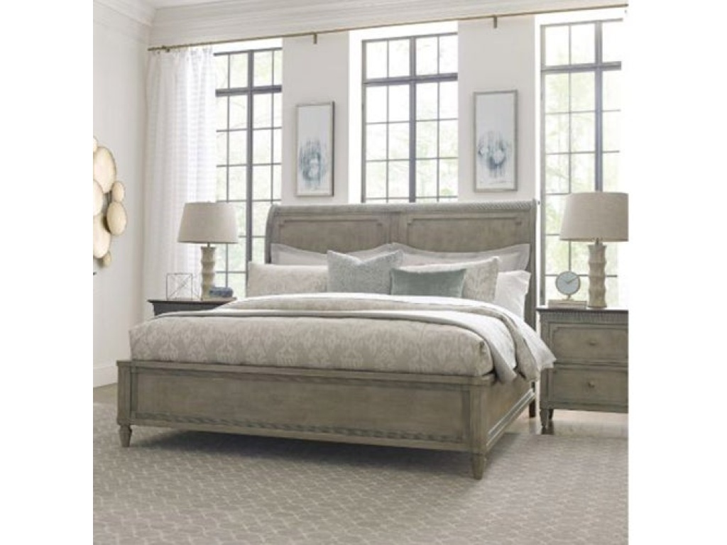 Savona California King Anna Sleigh Bed - image 1