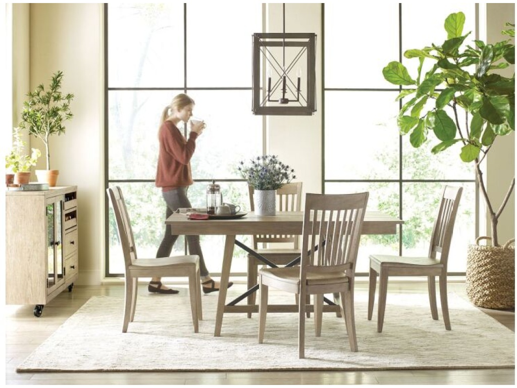 Wood Seat Side Chair - image 1