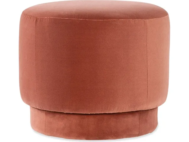 Silas Small Round Ottoman