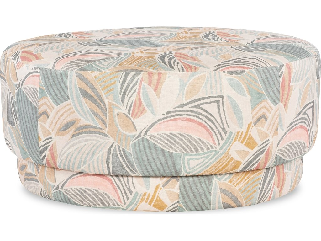 Silas Large Round Ottoman - main image