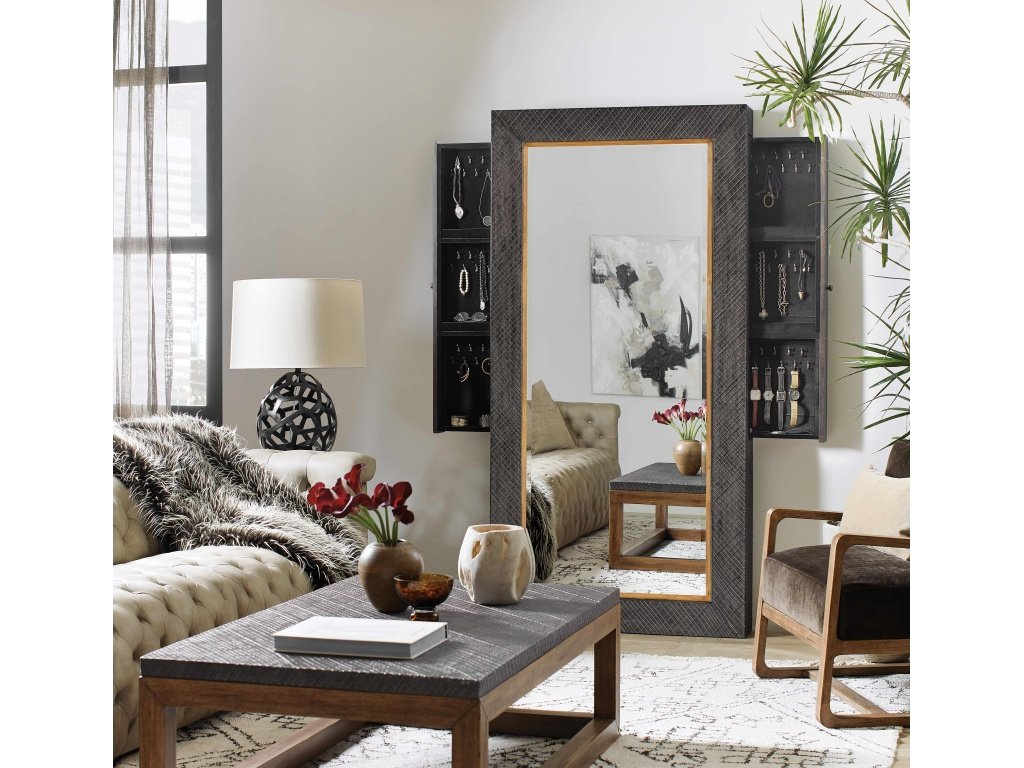 Big Sky Floor Mirror w/Jewelry Storage - image 5