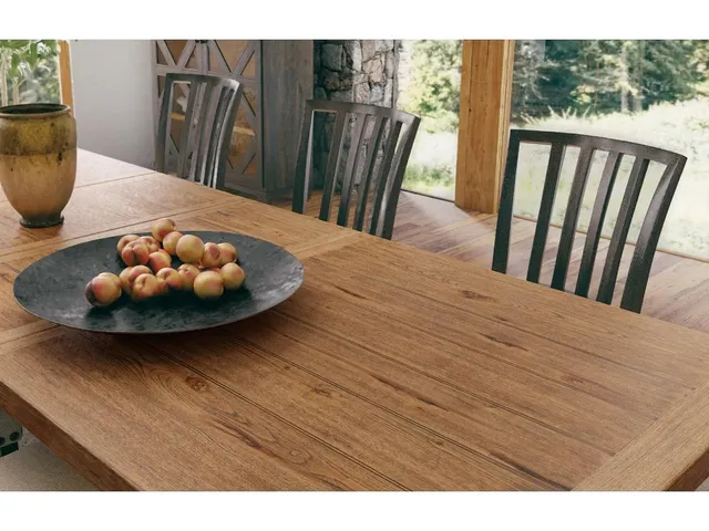 Big Sky Trestle Dining Table w/2-20in leaves - Alternative View