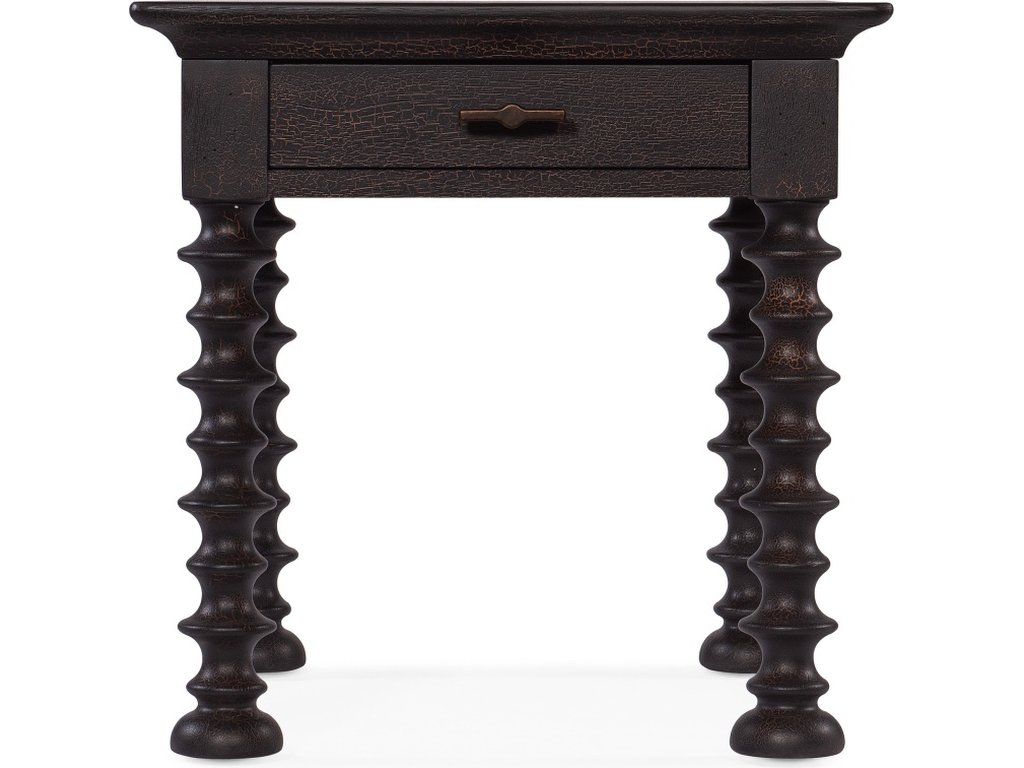 Big Sky Turned Leg End Table - image 1