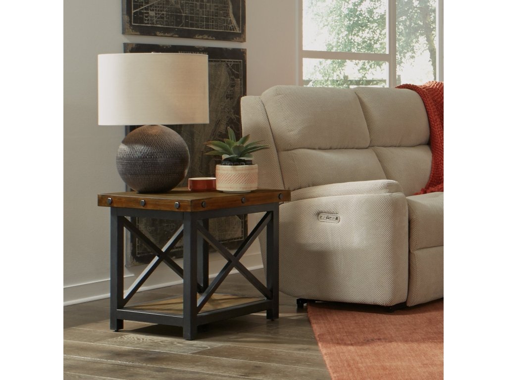 Carpenter Brown End Table - image 1
