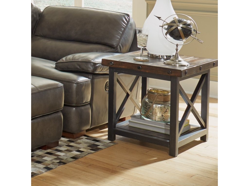 Carpenter Brown Lamp Table - image 1