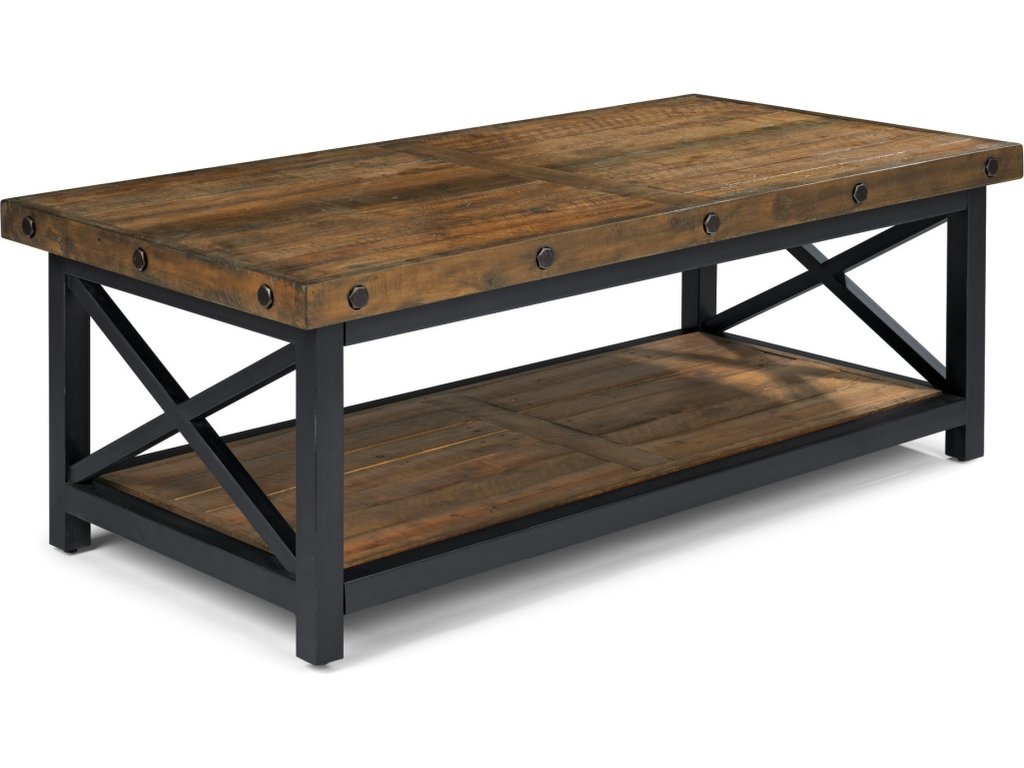 Carpenter Brown Rectangular Coffee Table - main image
