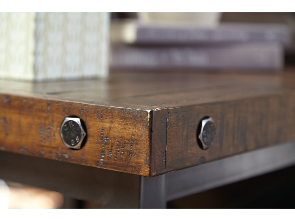 Carpenter Brown Rectangular Coffee Table - image 1