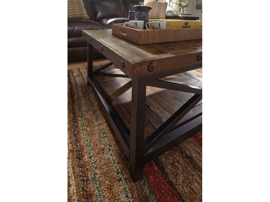 Carpenter Brown Square Coffee Table - image 2