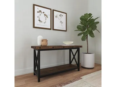 Carpenter Brown Sofa Table - Alternative View