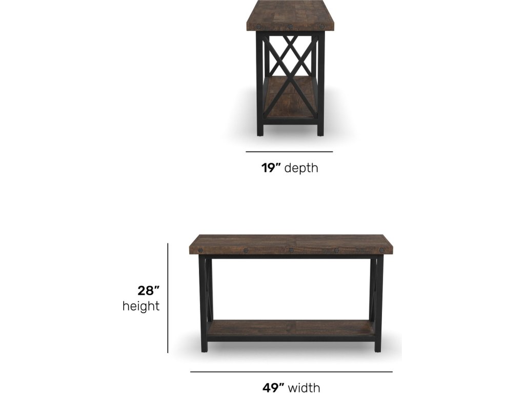 Carpenter Brown Sofa Table - image 2