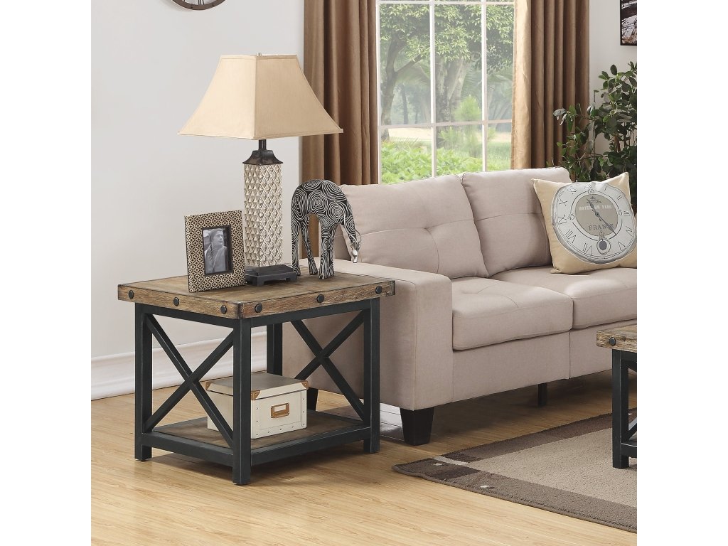 Carpenter Brown Lamp Table - image 1
