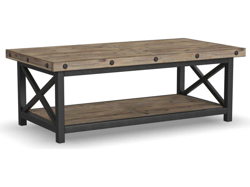 Carpenter Brown Rectangular Coffee Table - main image