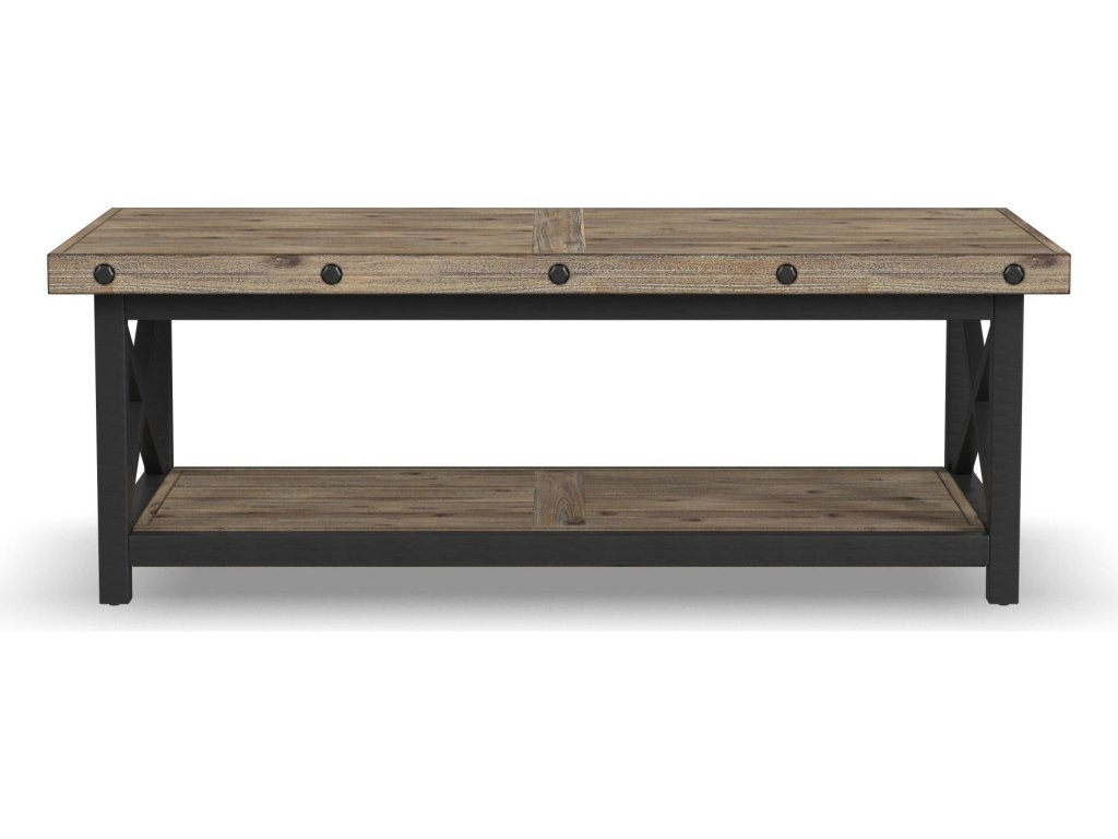 Carpenter Brown Rectangular Coffee Table - image 4