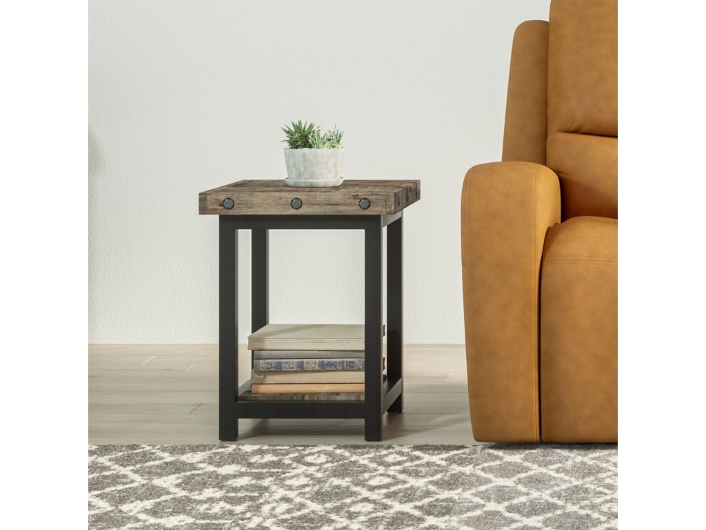 Carpenter Brown Chairside Table - image 5