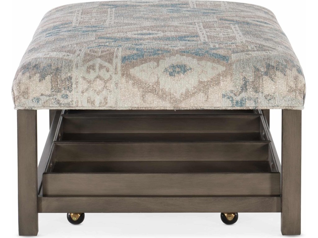 Hollis Rectangle Non-Tufted Tray Ottoman - image 2