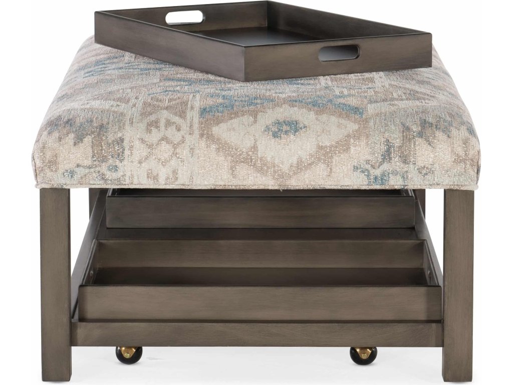 Hollis Rectangle Non-Tufted Tray Ottoman - image 3