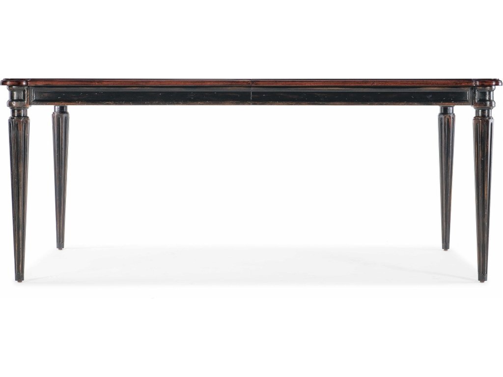 Charleston Rectangle Leg Dining Table w-2-22in leaves - image 2