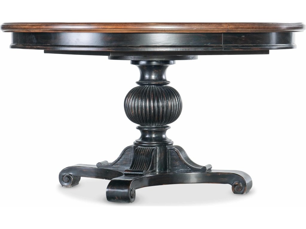 Charleston Round Pedestal Dining Table w/1-20in leaf - main image