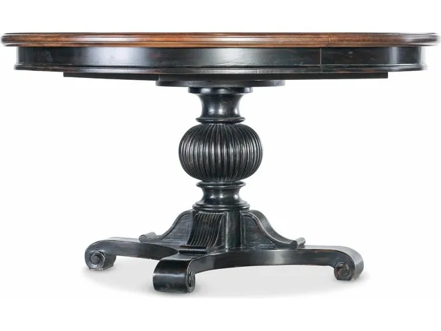 Charleston Round Pedestal Dining Table w/1-20in leaf