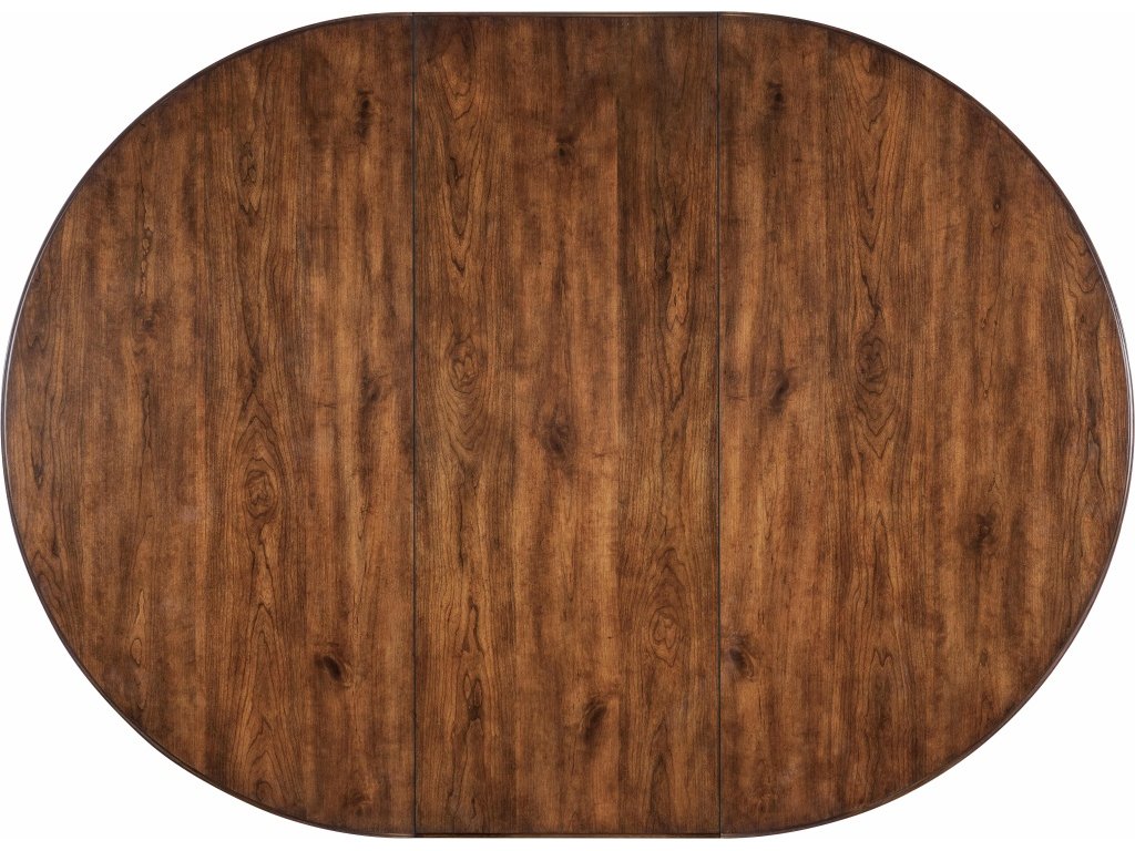 Charleston Round Pedestal Dining Table w/1-20in leaf - image 3