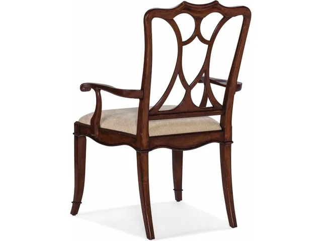 Charleston Upholstered Seat Arm Chair-2 per carton/price ea - Alternative View