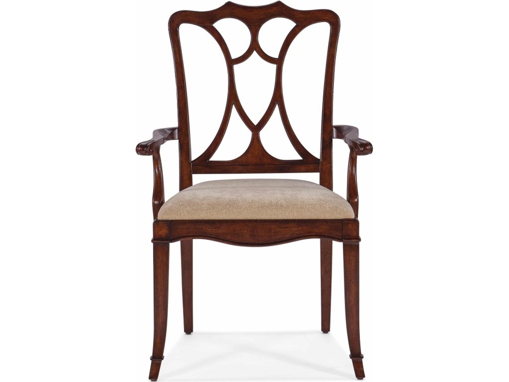 Charleston Upholstered Seat Arm Chair-2 per carton/price ea - image 2