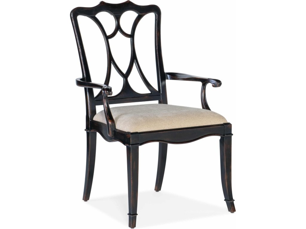 Charleston Upholstered Seat Arm Chair-2 per carton/price ea - main image