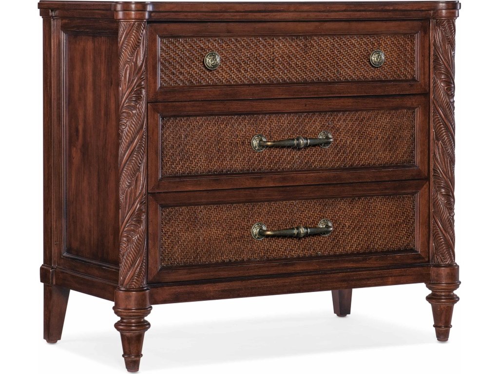 Charleston Three-Drawer Nightstand - main image