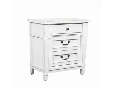 Nightstand W / 3 Drawers