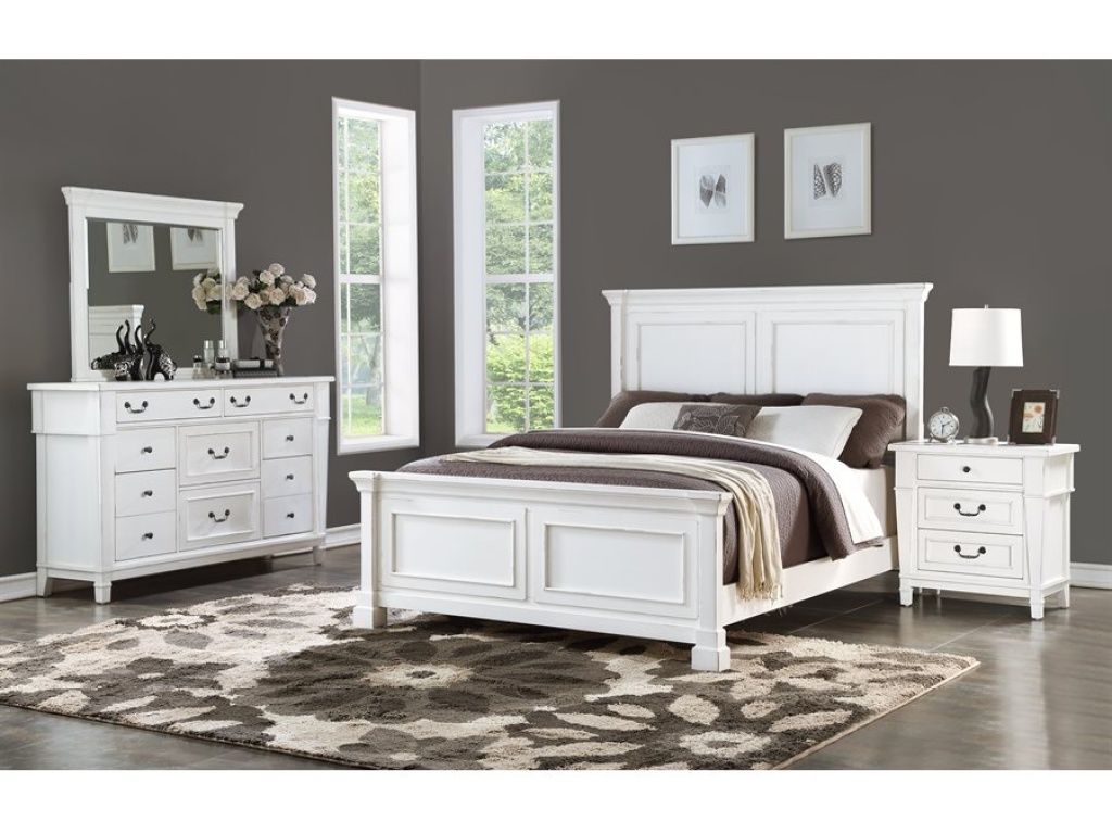 Nightstand W / 3 Drawers - image 4