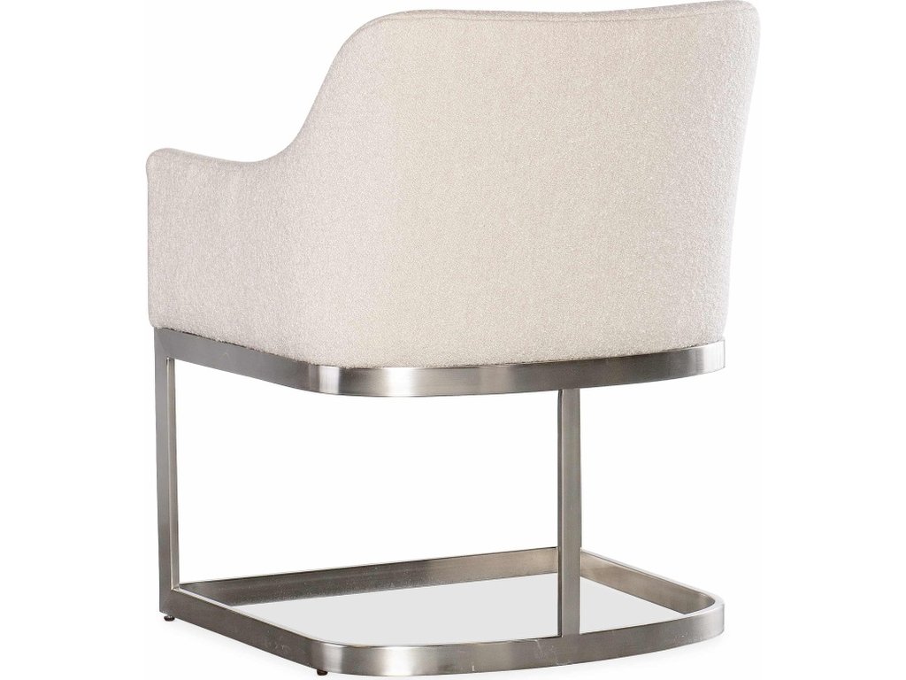Modern Mood Upholstered Arm Chair w/Metal Base - image 1