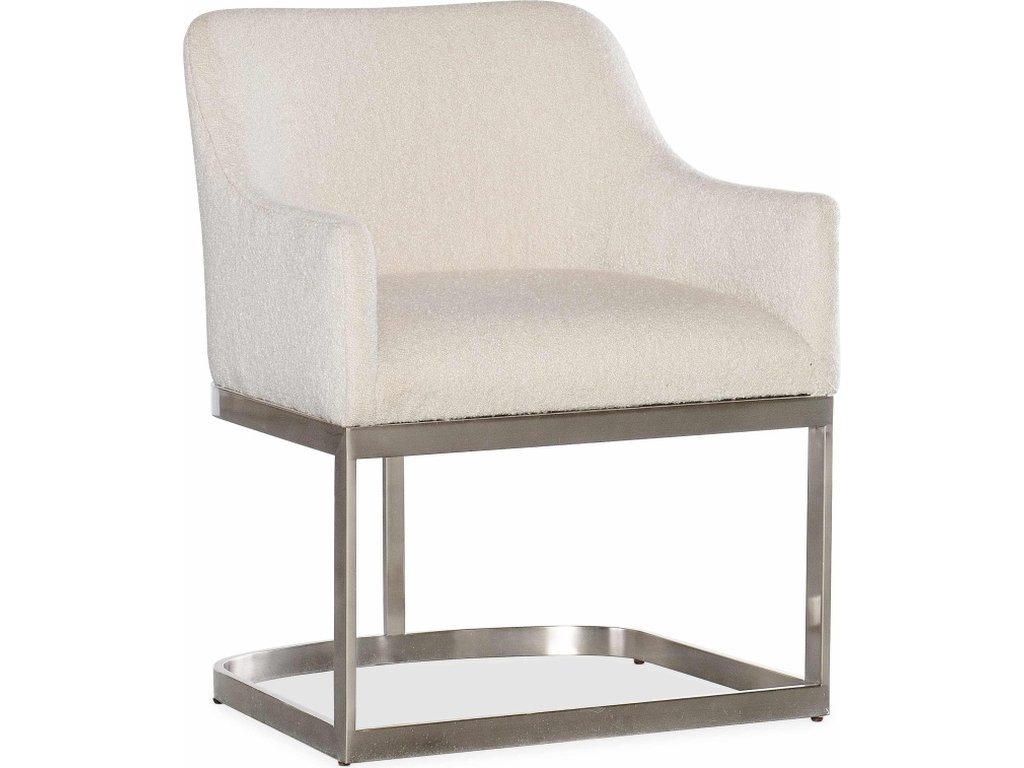 Modern Mood Upholstered Arm Chair w/Metal Base - main image